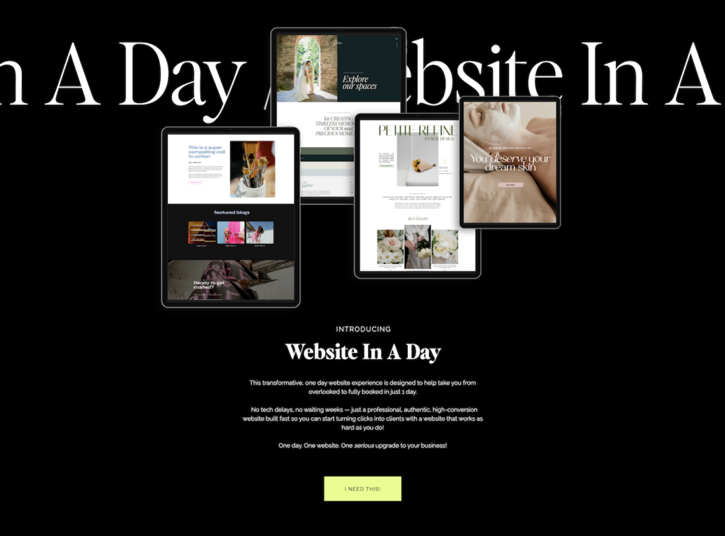 how do you structure a sales page for coaching website
